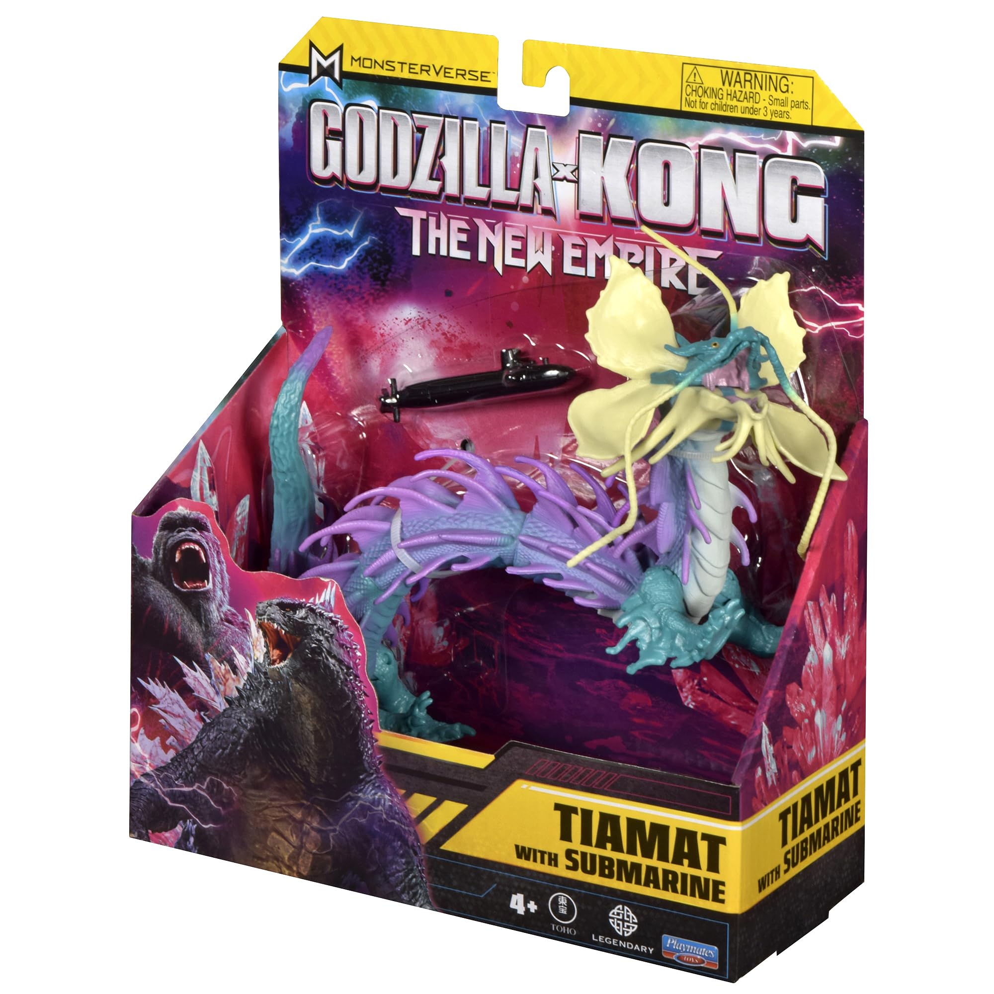 Godzilla X Kong TIAMAT detailed sculpt captures film-inspired textures.