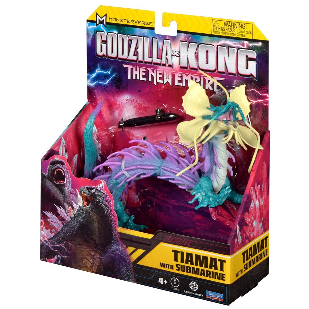 Godzilla X Kong TIAMAT detailed sculpt captures film-inspired textures.