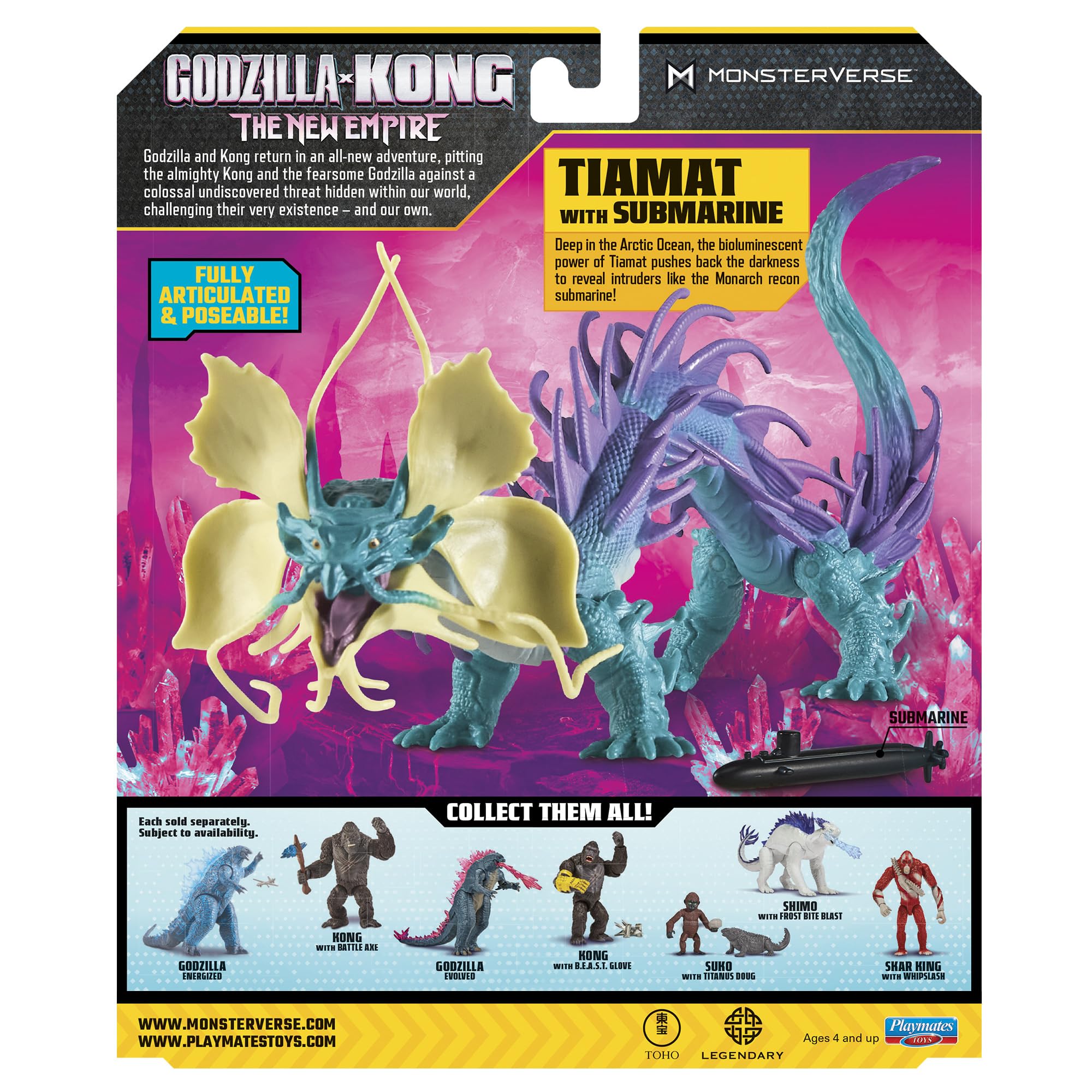 Godzilla X Kong TIAMAT display-ready figure for MonsterVerse fans.