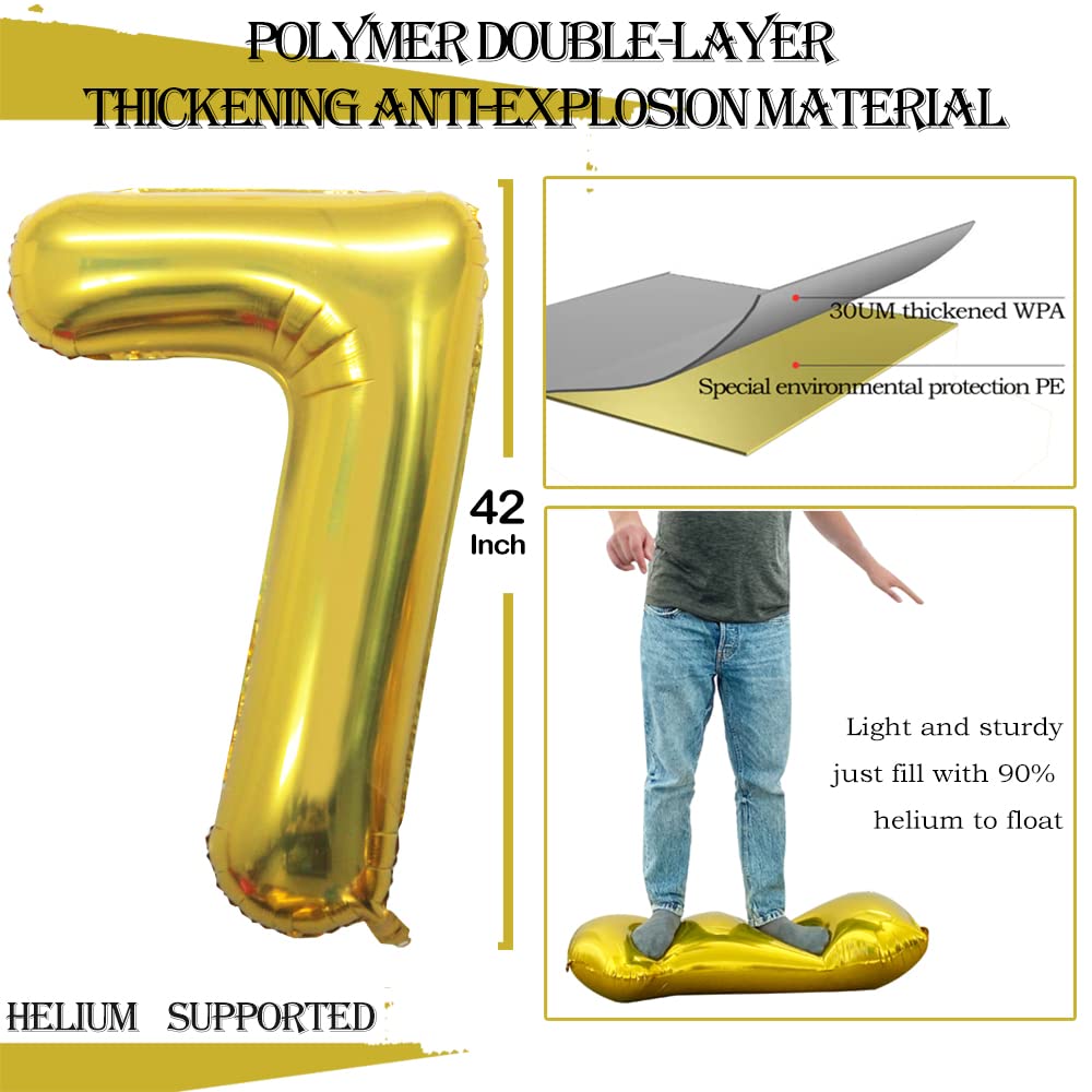 GOER 70th birthday decor foil balloon adds elegance to anniversary celebrations