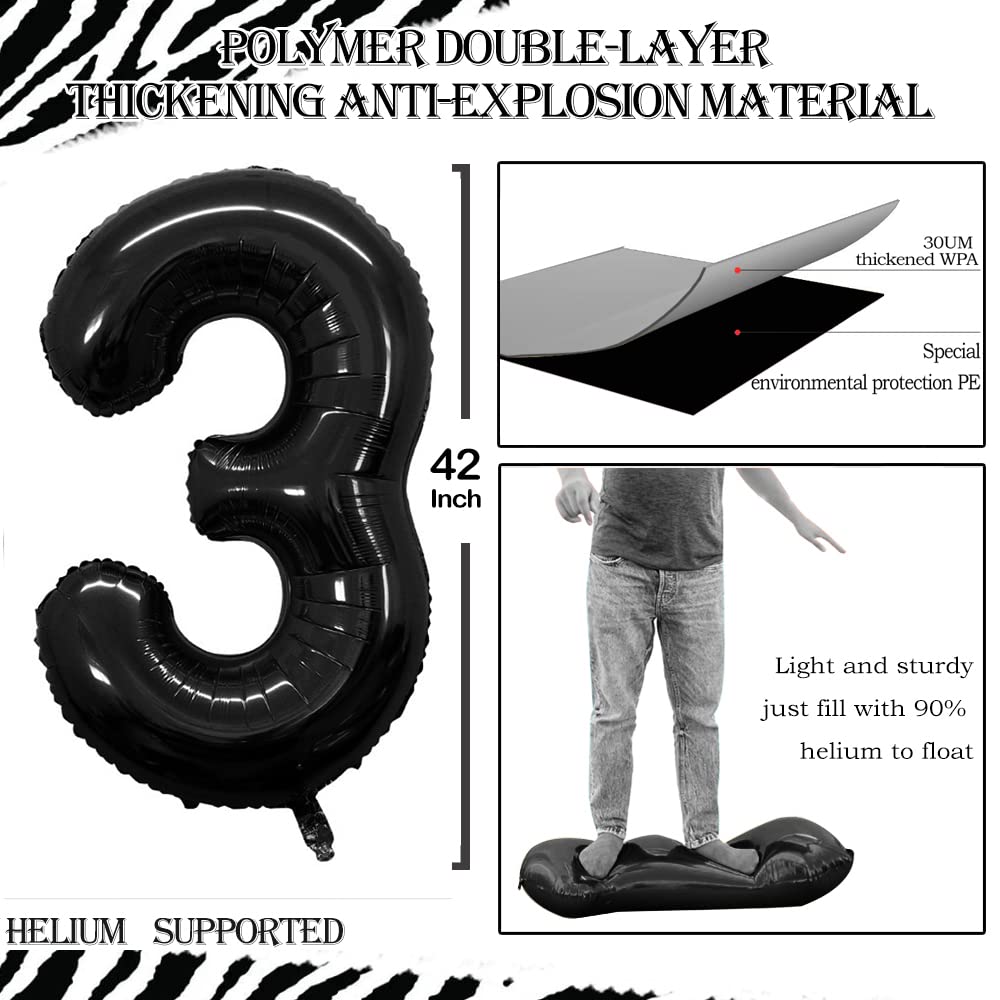 GOER Number 30 balloon reflects light like a mirror, perfect for photo moments.