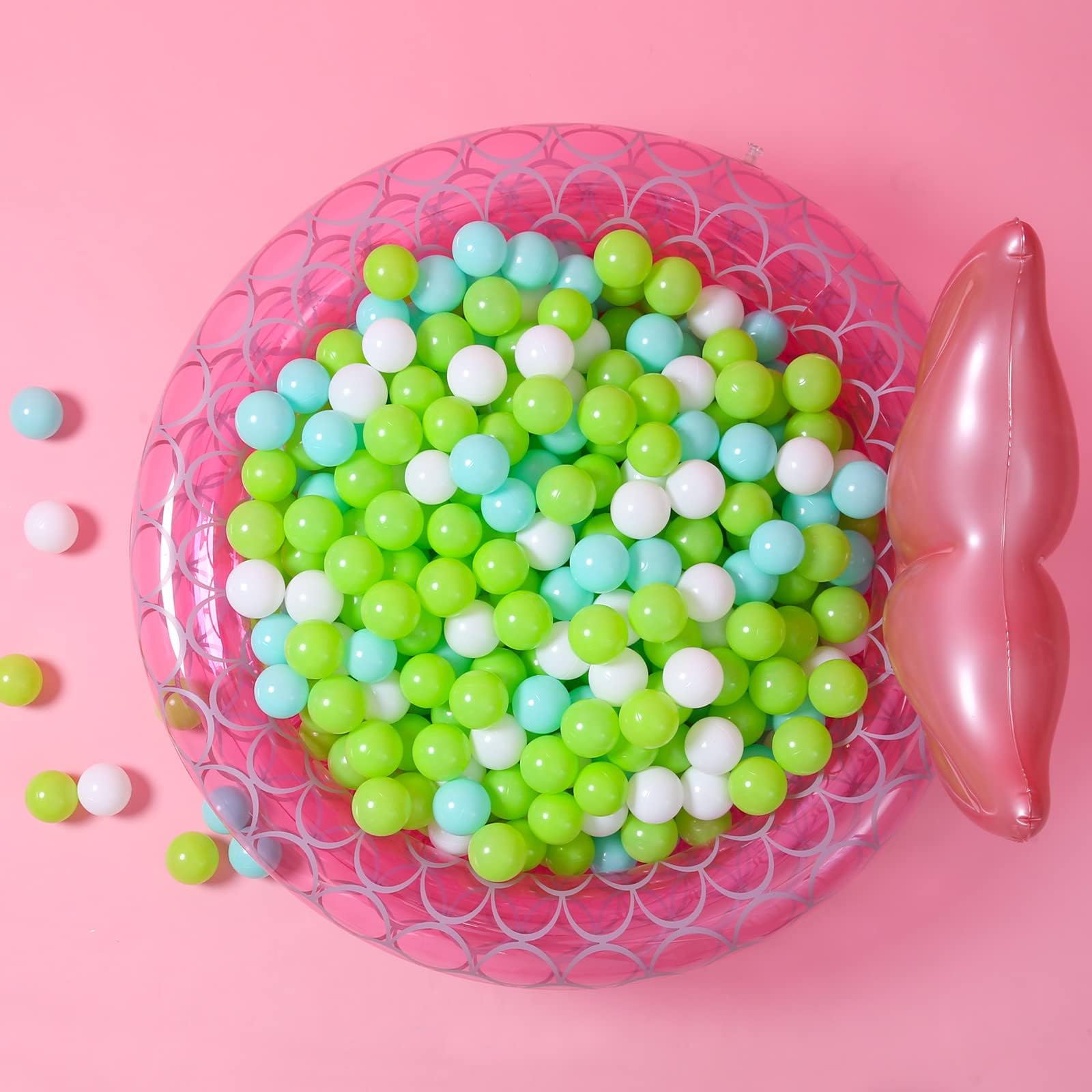 GOGOSO 100-piece pack ideal for ball pits, bounce houses, and parties.