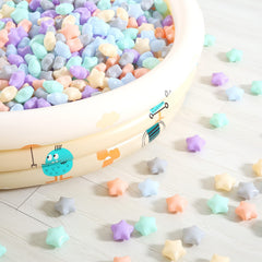 GOGOSO birthday party pink balls add vibrant decor and play.