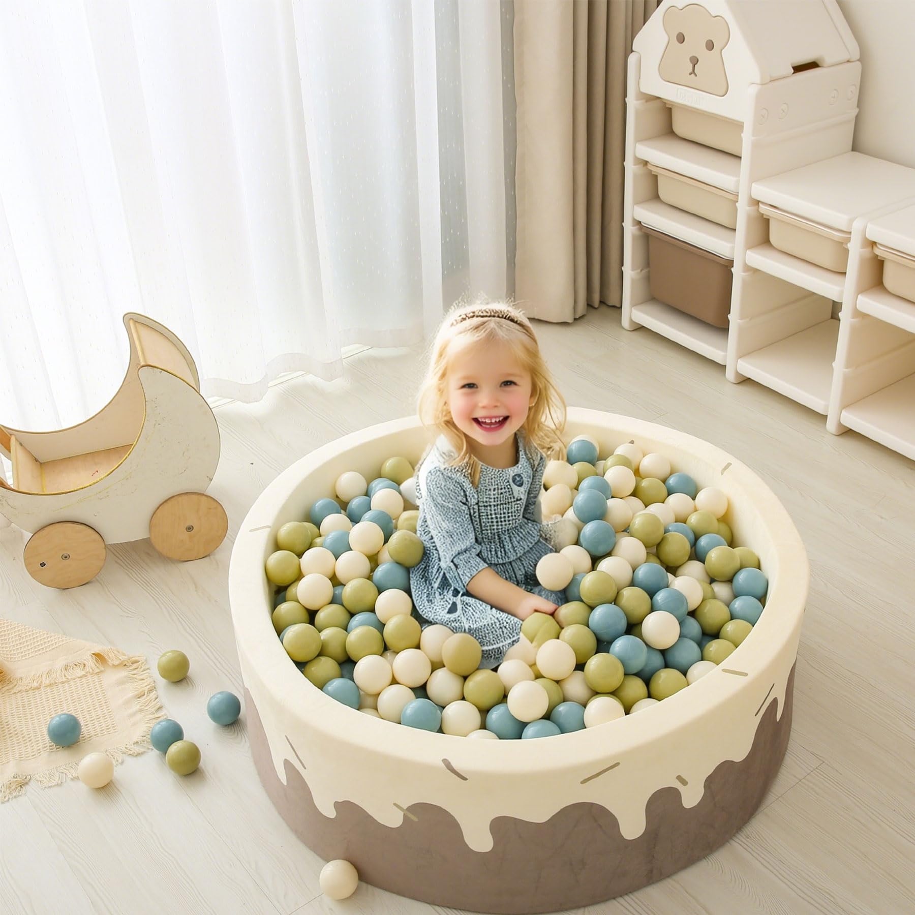 GOGOSO 2.15-inch balls designed for easy grasp and safe handling.