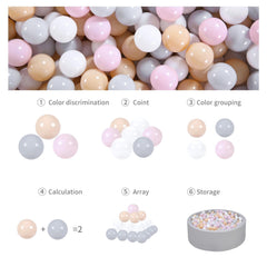 GOGOSO ball pit balls in basket show easy storage and portability