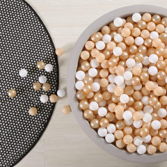 GOGOSO brown ball pit balls for toddlers, durable and safe for playtime