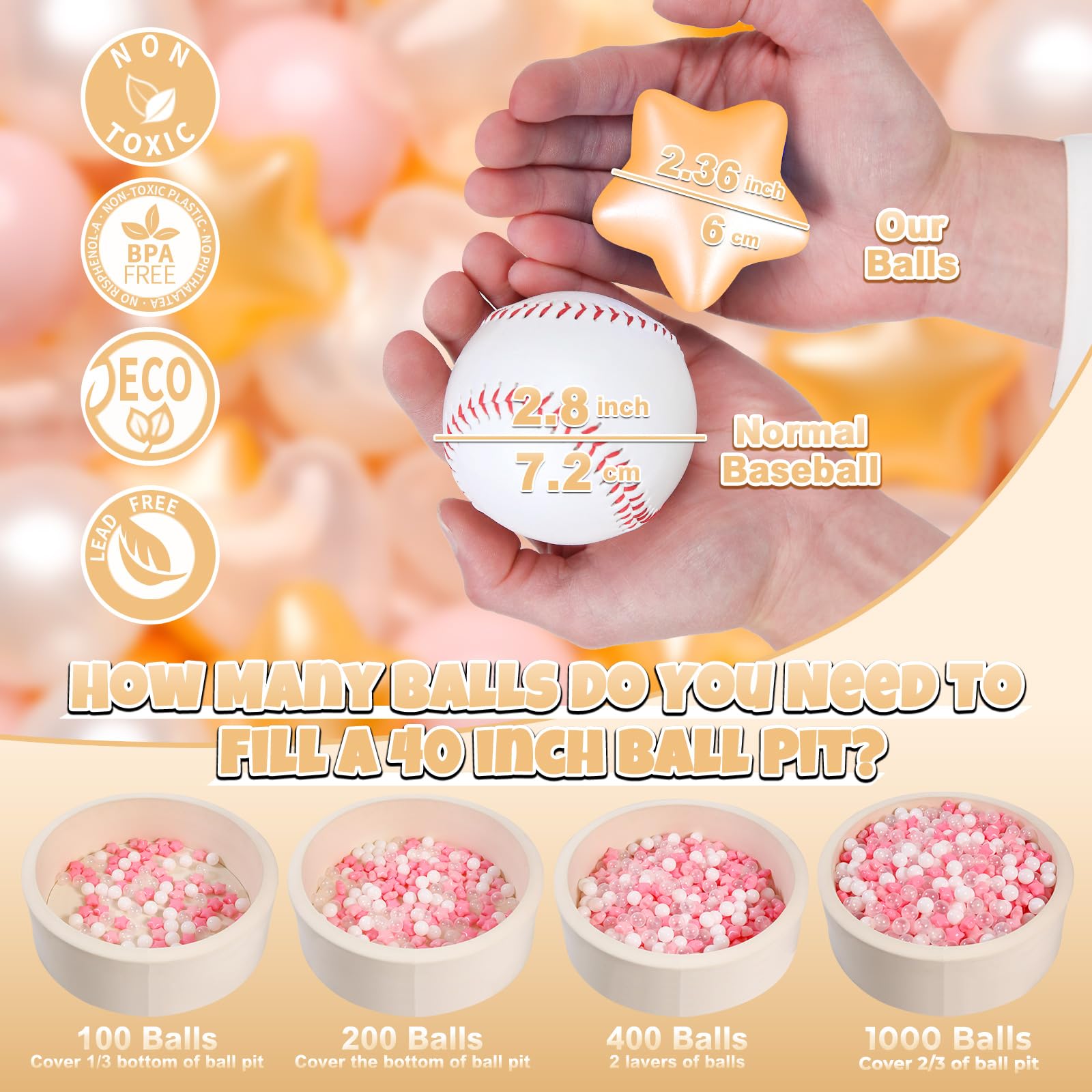 Close-up texture and durable finish of GOGOSO balls for long-lasting fun