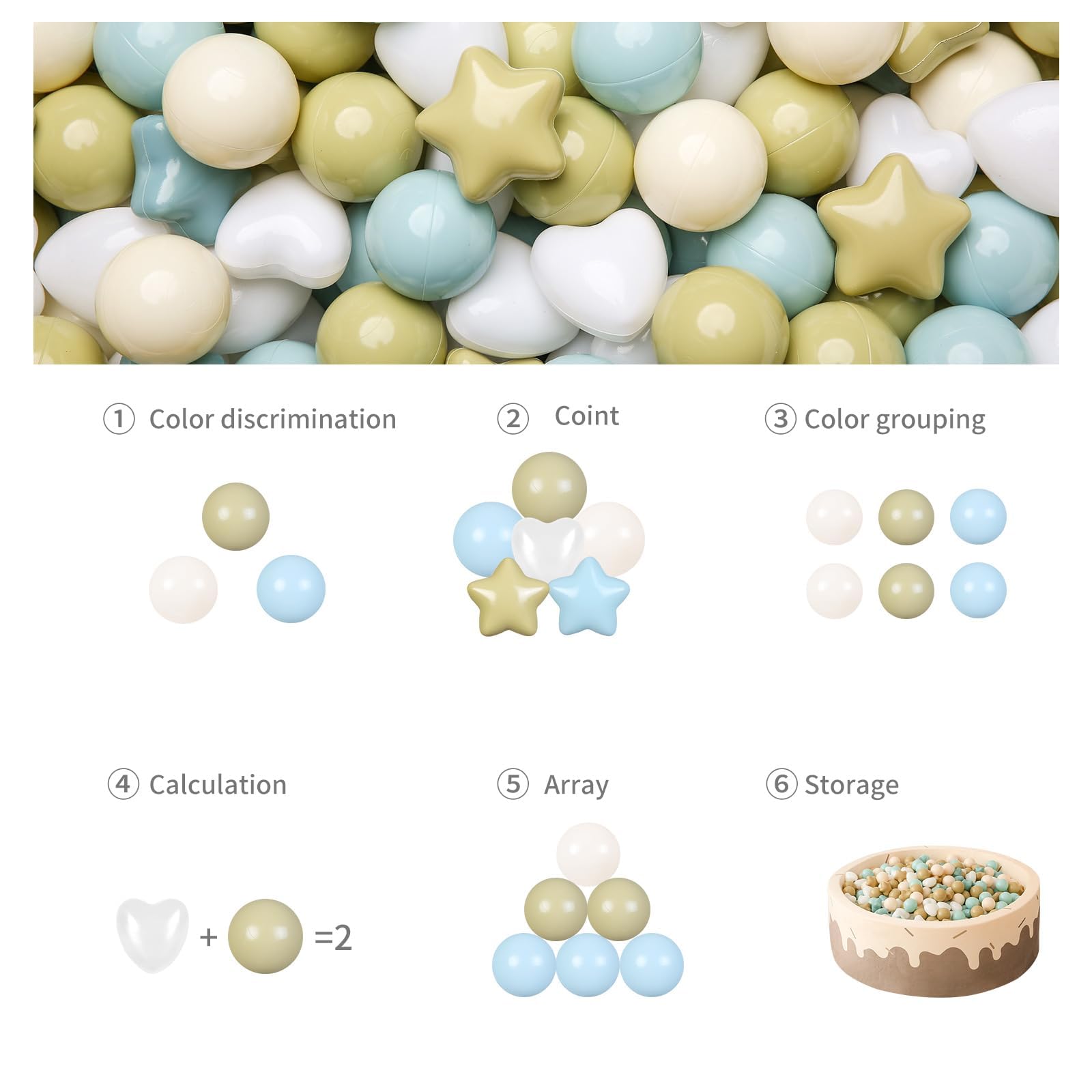 GOGOSO creative-play balls unlock imaginative games and color discovery.