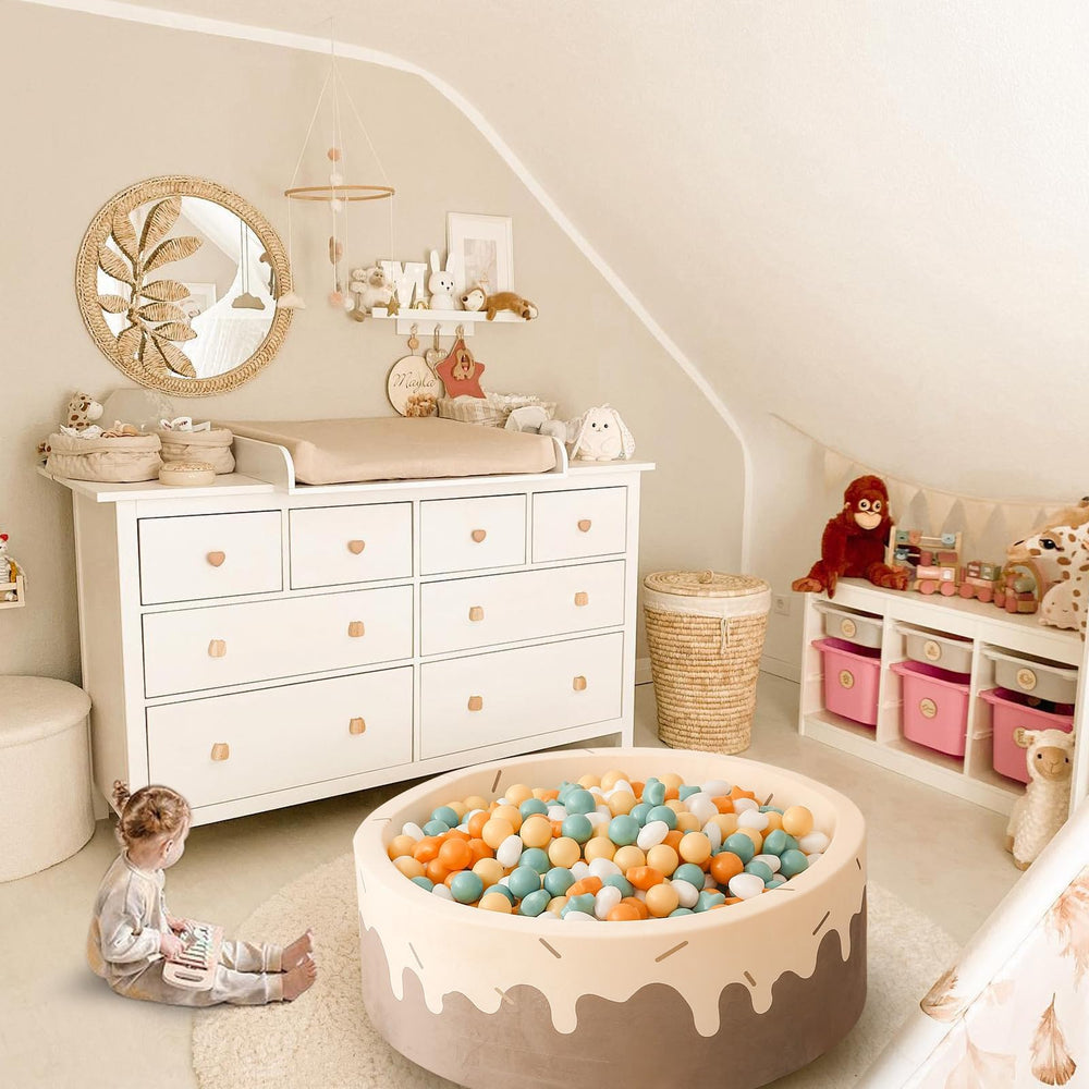 GOGOSO durable, thick balls endure active toddler sessions.