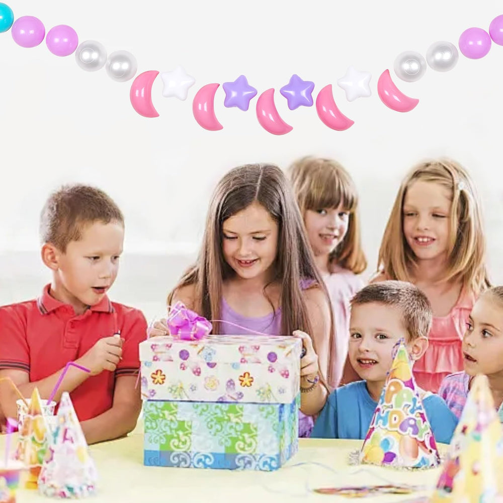 GOGOSO ball pit balls with purple moons inspire storytelling.
