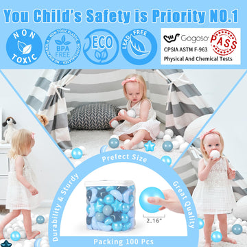 GOGOSO Ball Pit Balls moon shapes — charming moons for storytelling and sensory play