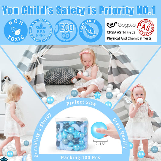 GOGOSO Ball Pit Balls moon shapes — charming moons for storytelling and sensory play