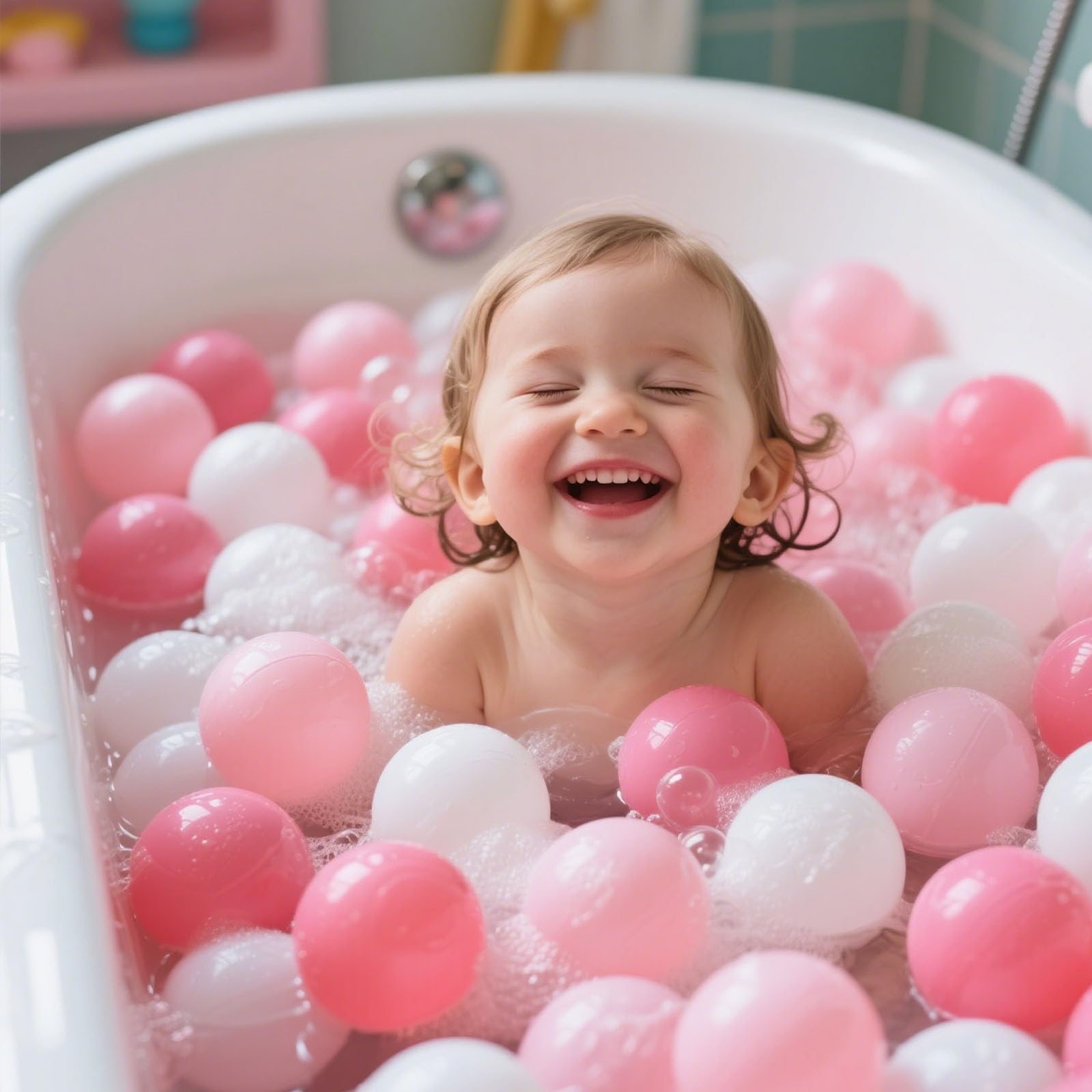 GOGOSO multi-color row of balls, ideal for color sorting activities
