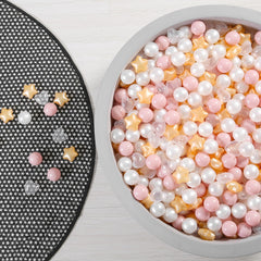 GOGOSO ball pit balls shown ready for on-the-go fun and easy transport
