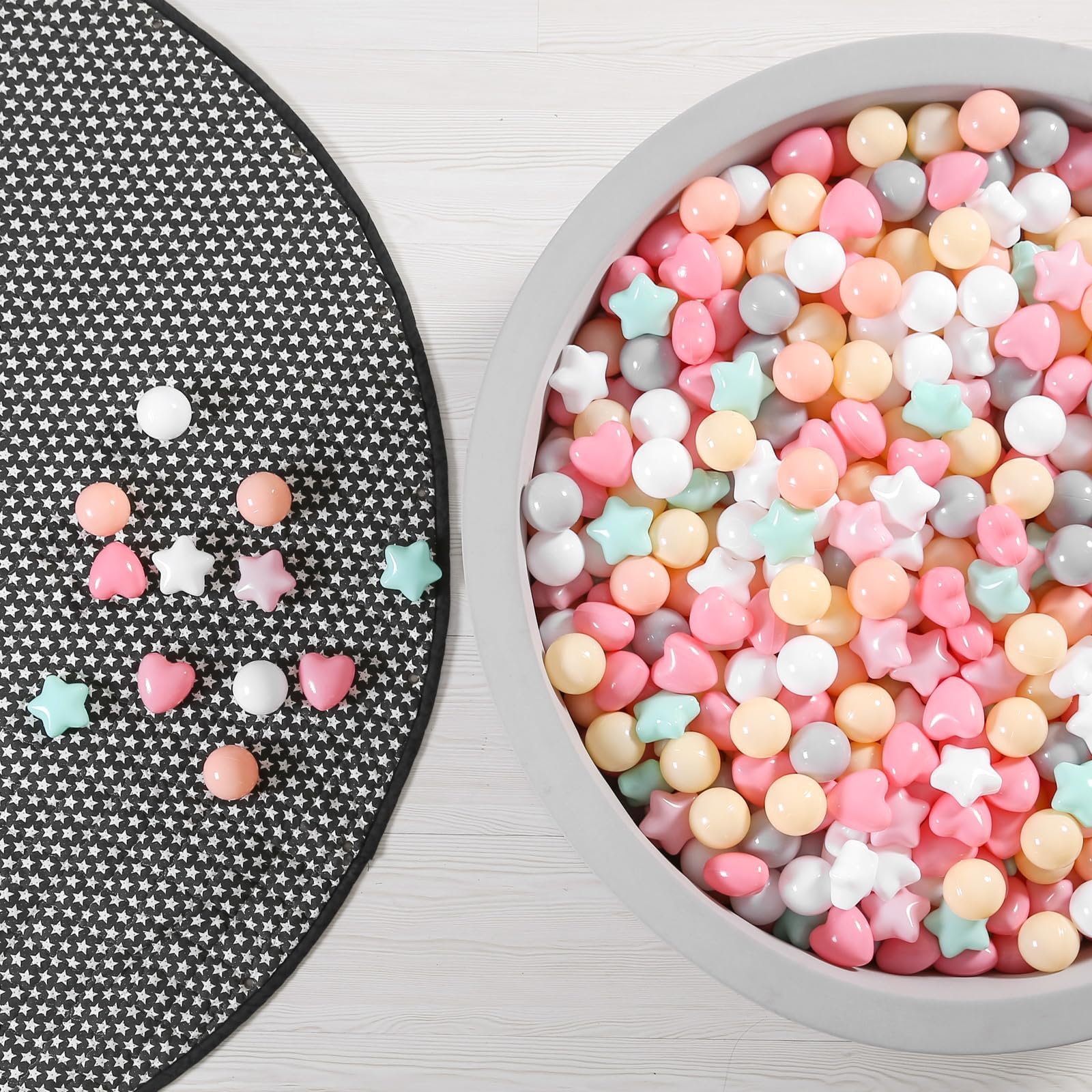 Vibrant party décor and play area with GOGOSO balls