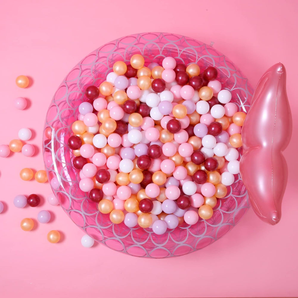 GOGOSO pastel ball pit balls in a 100-piece set for safe toddler play