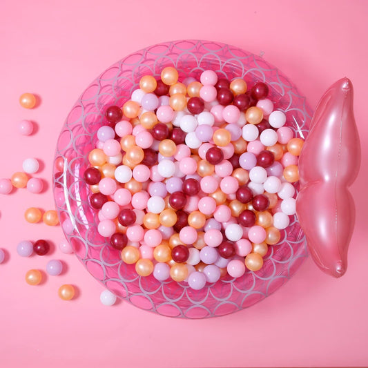 GOGOSO pastel ball pit balls in a 100-piece set for safe toddler play