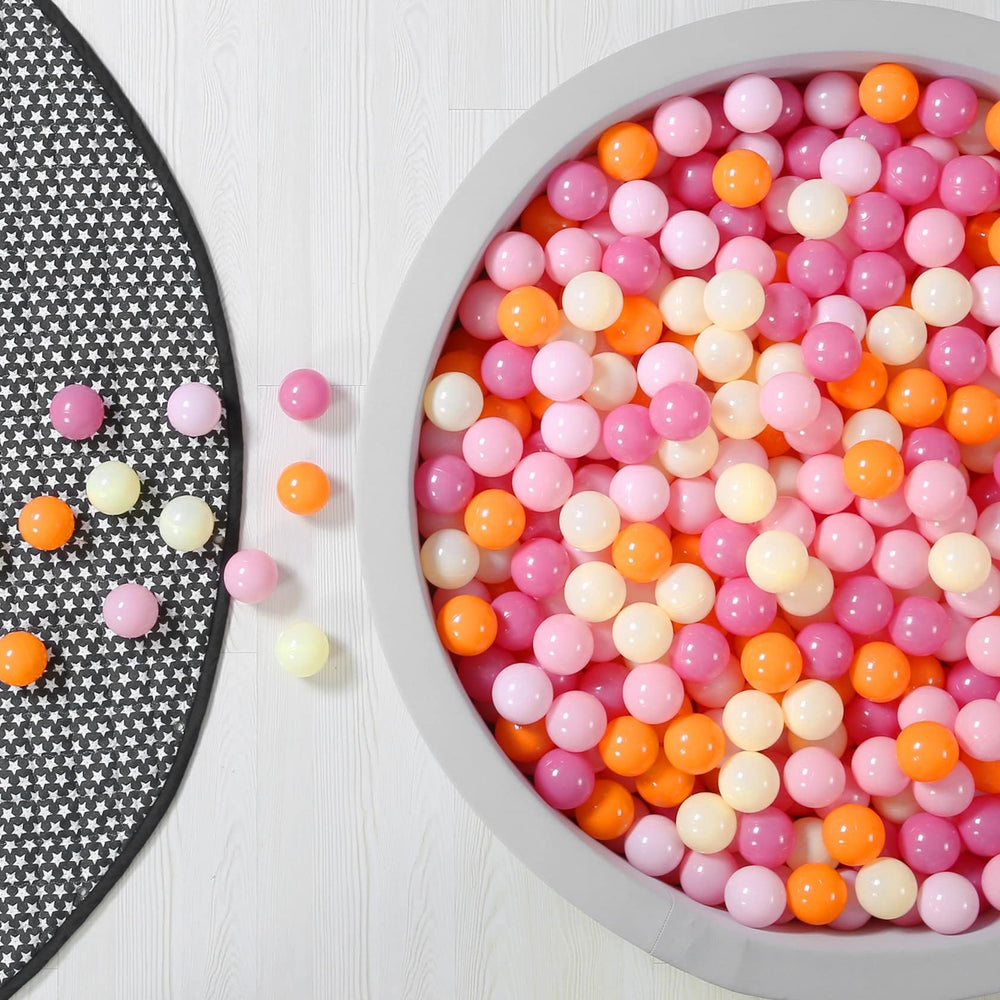 GOGOSO ball pit balls pastel mix in a 100-pack for soft toddler play.