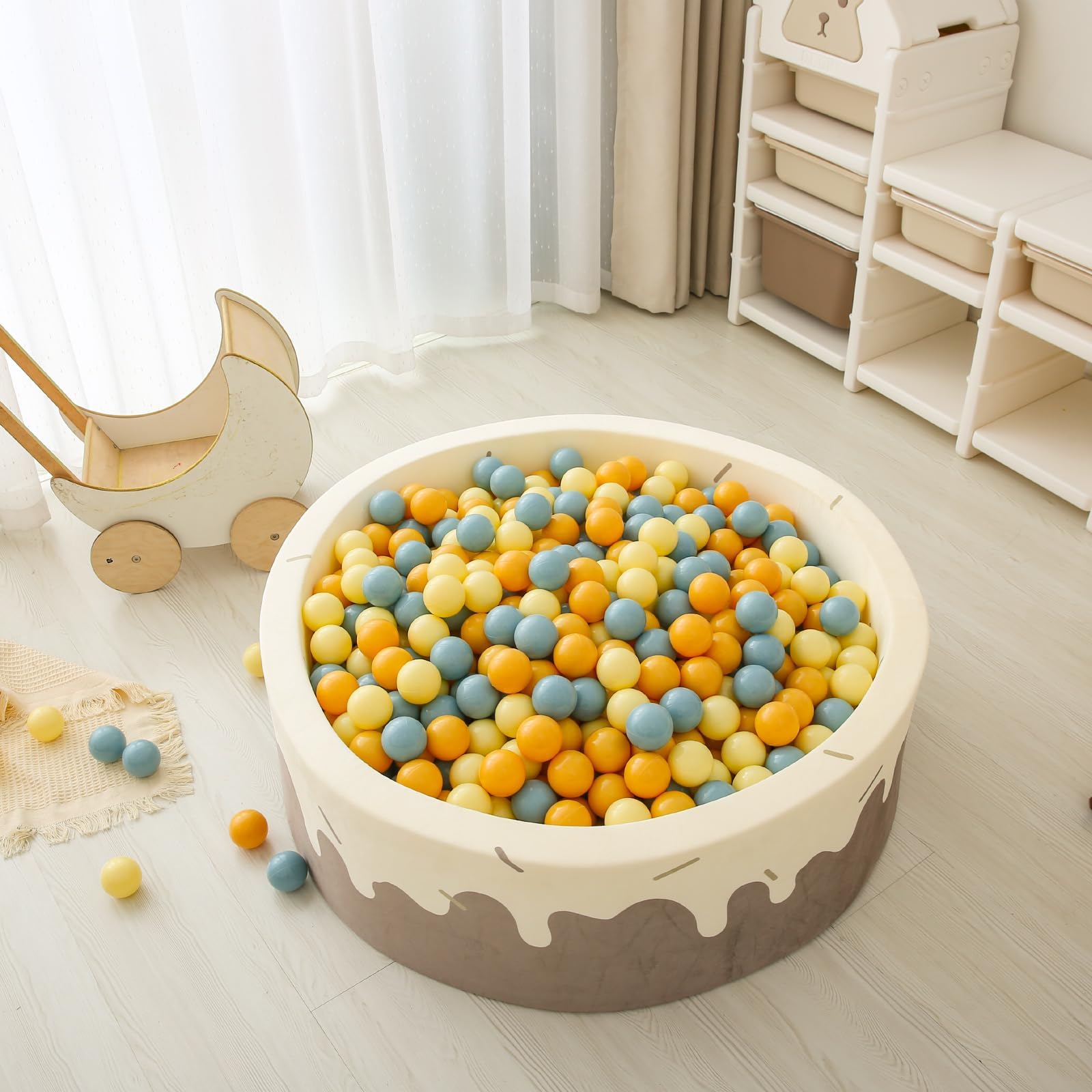 GOGOSO BPA-free, non-toxic balls ensure safe playtime