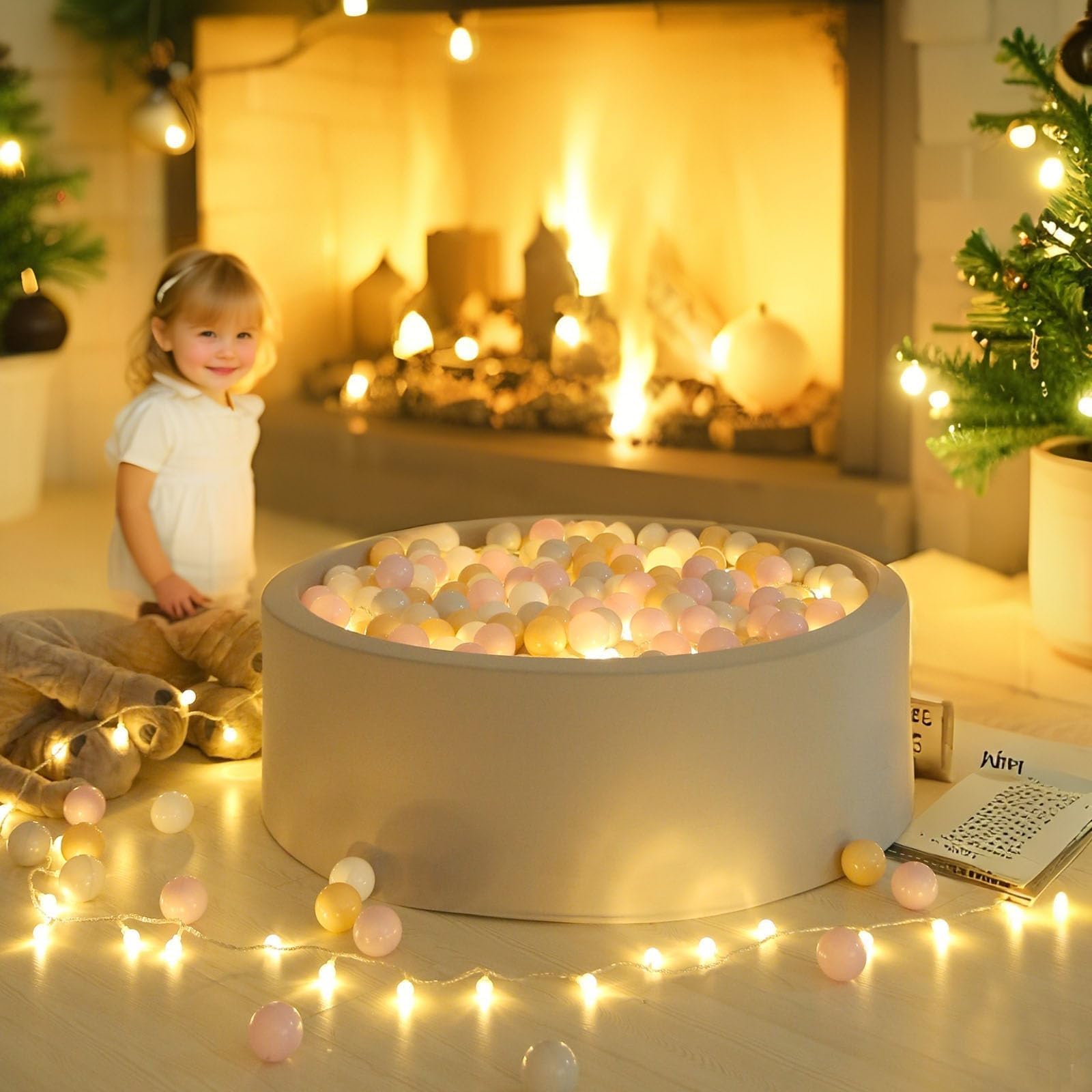 GOGOSO ball pit balls in play tent illustrate multi-age fun