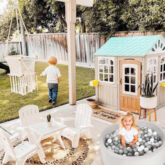 GOGOSO playroom decor with colorful pastel balls