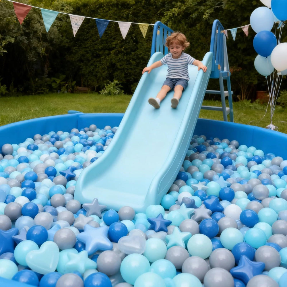 GOGOSO balls brighten kiddie pool and outdoor play