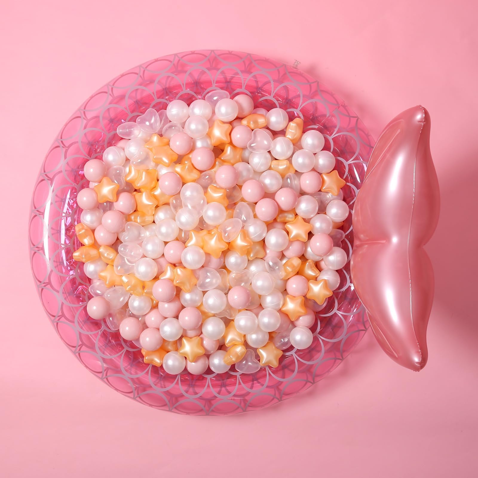 GOGOSO ball pit balls sized at 2.15 inches, safe for toddlers up to 36 months