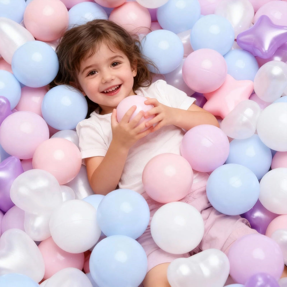 GOGOSO Ball Pit Balls star blue stimulating sensory exploration.