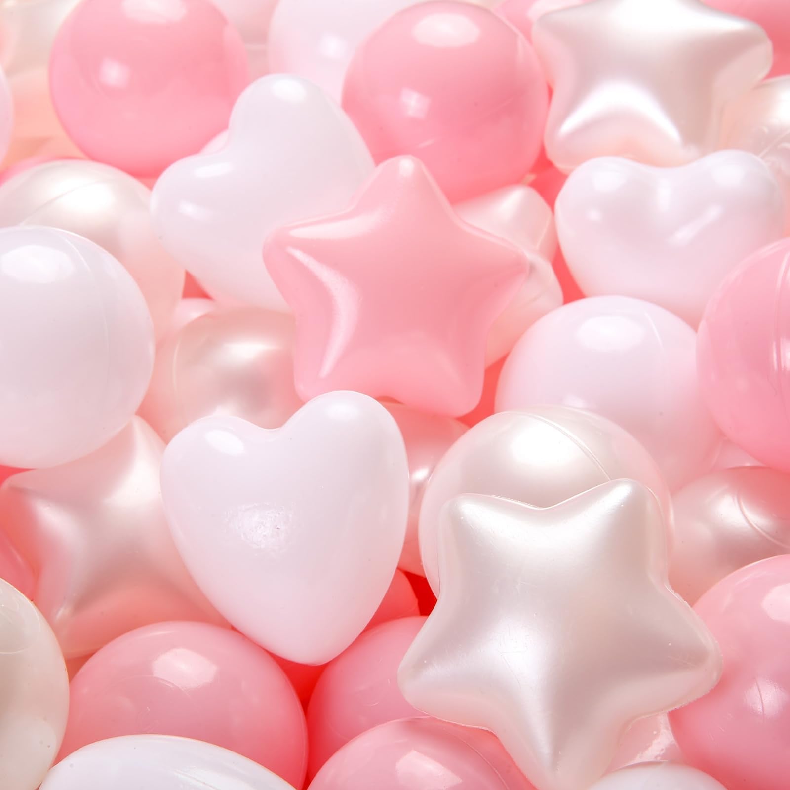 GOGOSO color-rich stars-hearts balls for party fun