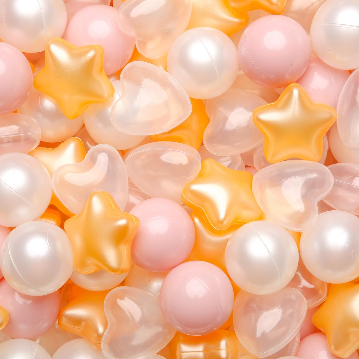 GOGOSO ball pit balls stars pink for sensory play and color recognition