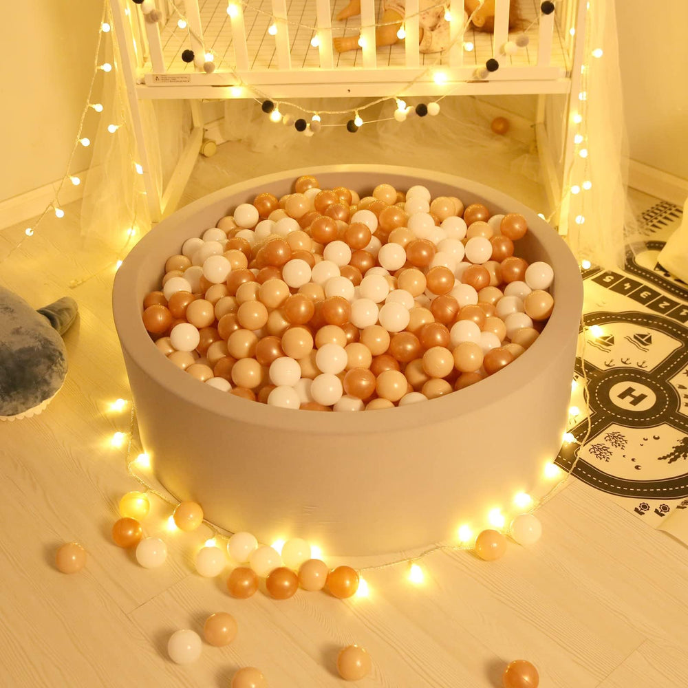 GOGOSO ball pit balls include a sturdy storage bag.