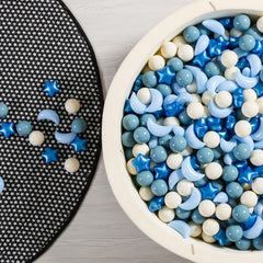GOGOSO cream blue mix enhances photo-friendly play areas.