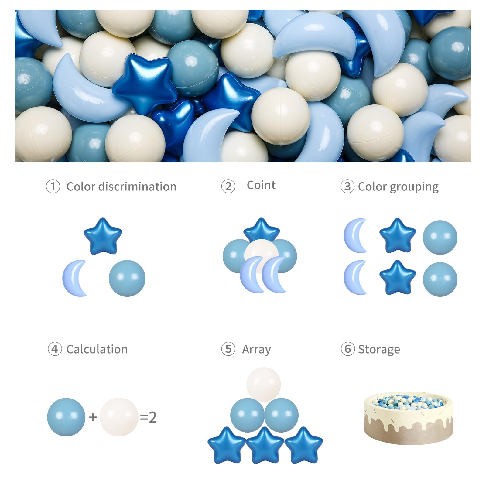 GOGOSO outdoor play balls suited for pool and yard fun.