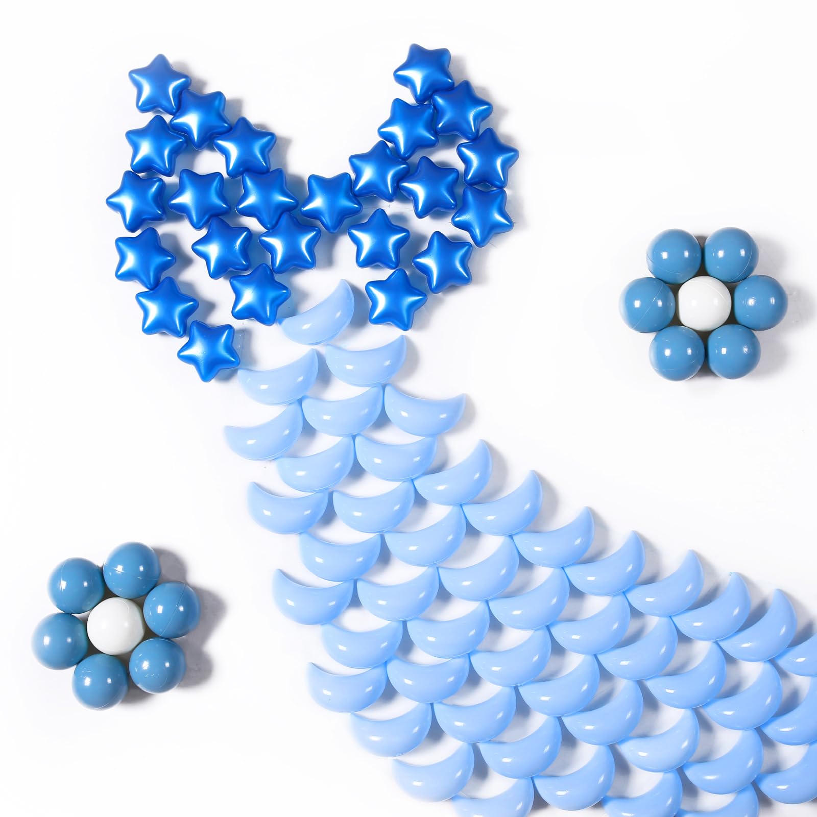 GOGOSO pearl blue balls add a bright, premium look to play spaces.