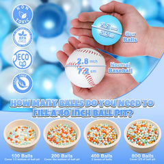 GOGOSO blue ball highlighting bright color for sensory play