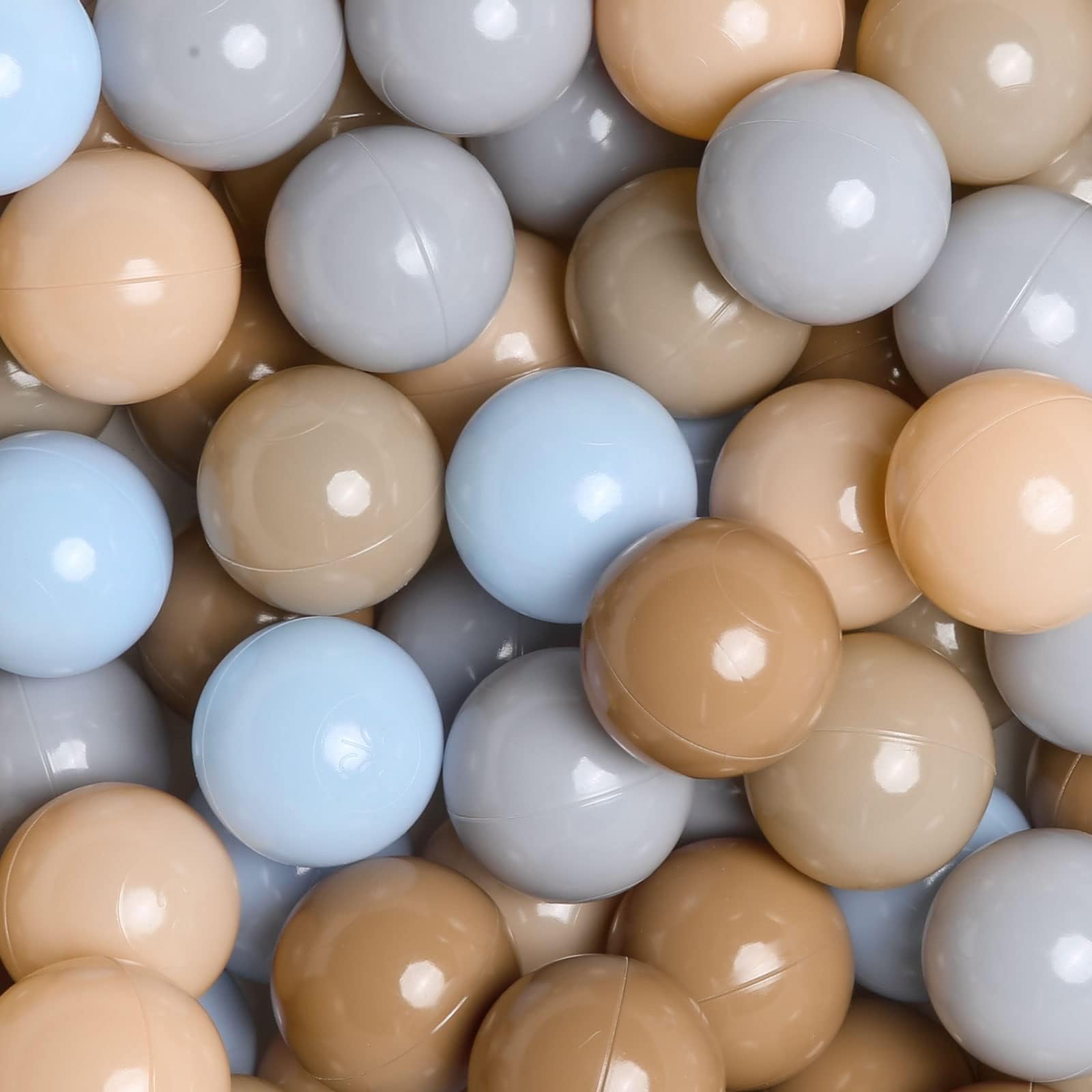 GOGOSO ball pits balls in blue bear colors for toddler play.