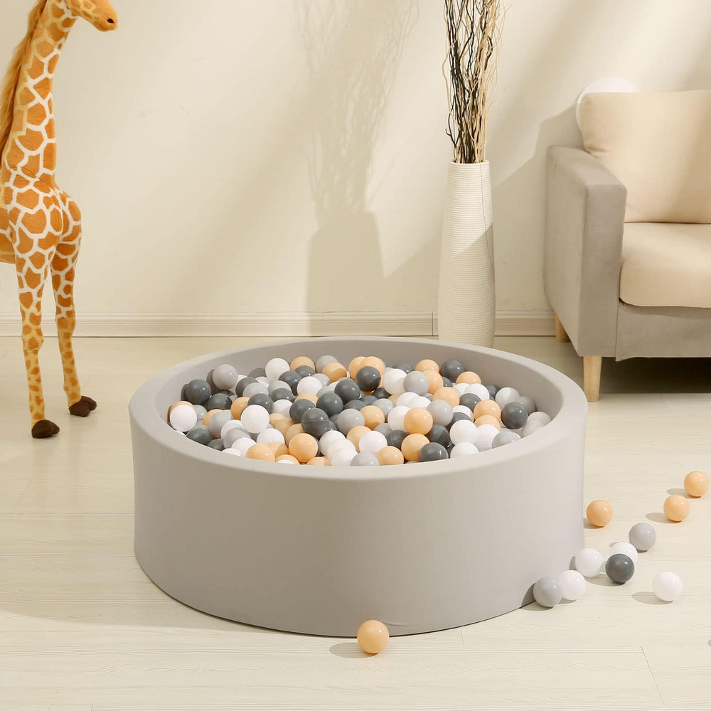 GOGOSO ball pits balls bright colors promote visual learning and grasping practice.