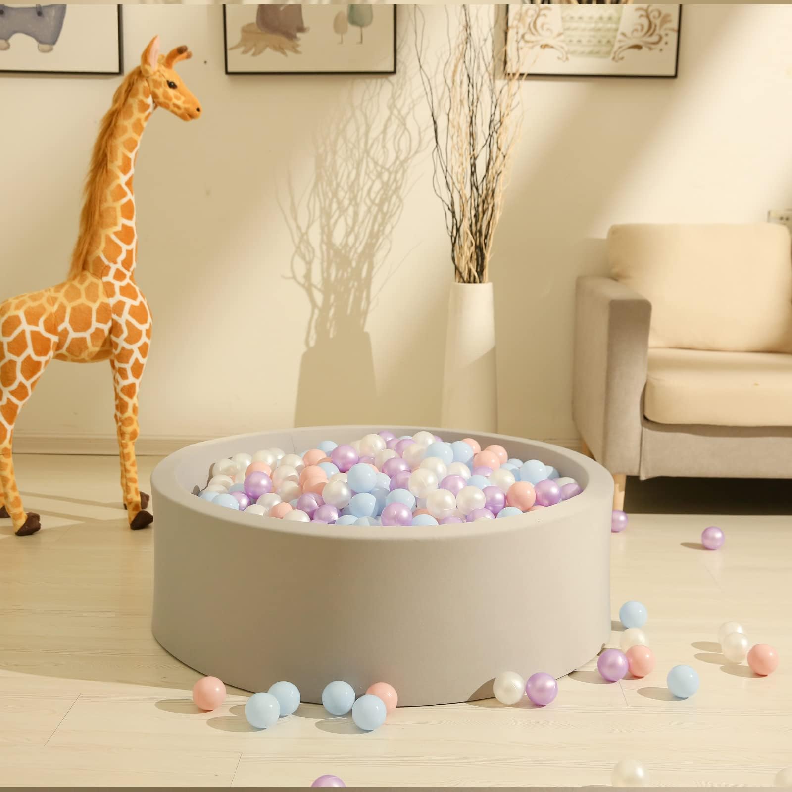 GOGOSO ball pits balls child play setup shows versatile home use