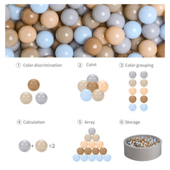 GOGOSO balls used as party decor with DIY banner ideas.