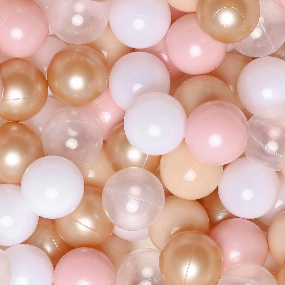 GOGOSO pink ball pits balls 50-pack for safe toddler play and sensory exploration