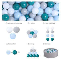 GOGOSO balls in a kid-friendly material suitable for bounce houses