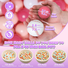 GOGOSO ball pits pink mix balls support tactile exploration during playtime