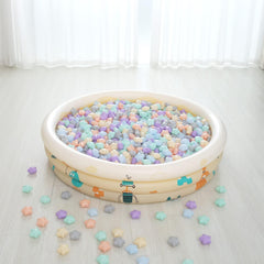 GOGOSO star balls bright pink; versatile for tents, pools, and yards.