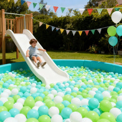 GOGOSO durable, non-toxic plastics for long-lasting ball pit fun.