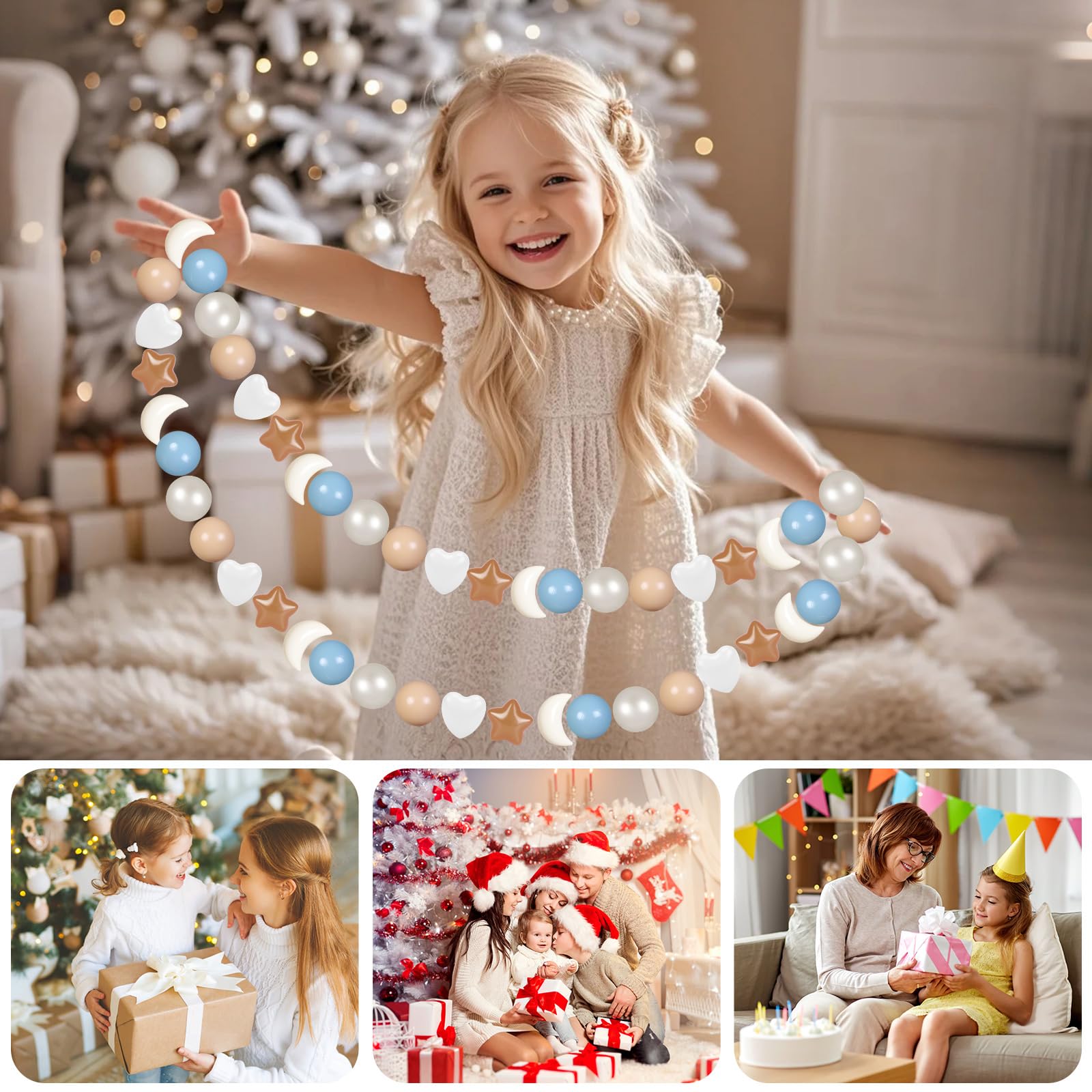 gogoso moon ball pit balls in pastel mocha blue inspire sensory exploration and wonder.