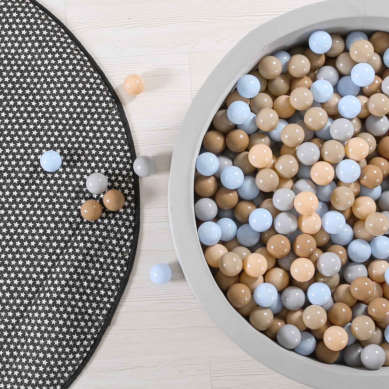 GOGOSO non-toxic BPA-free balls support worry-free toddler playtime.