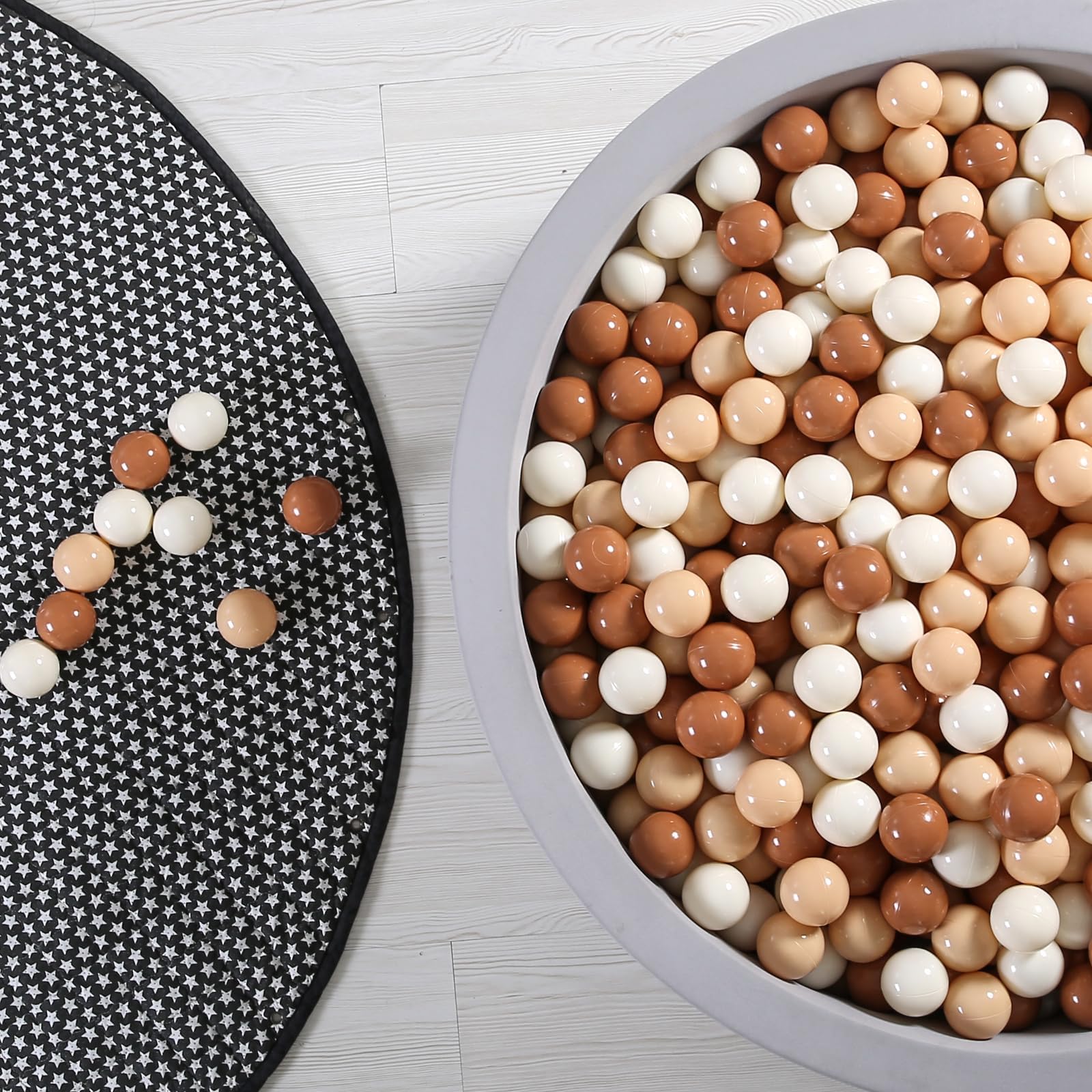 GOGOSO non-toxic balls promote safe, open-ended play.