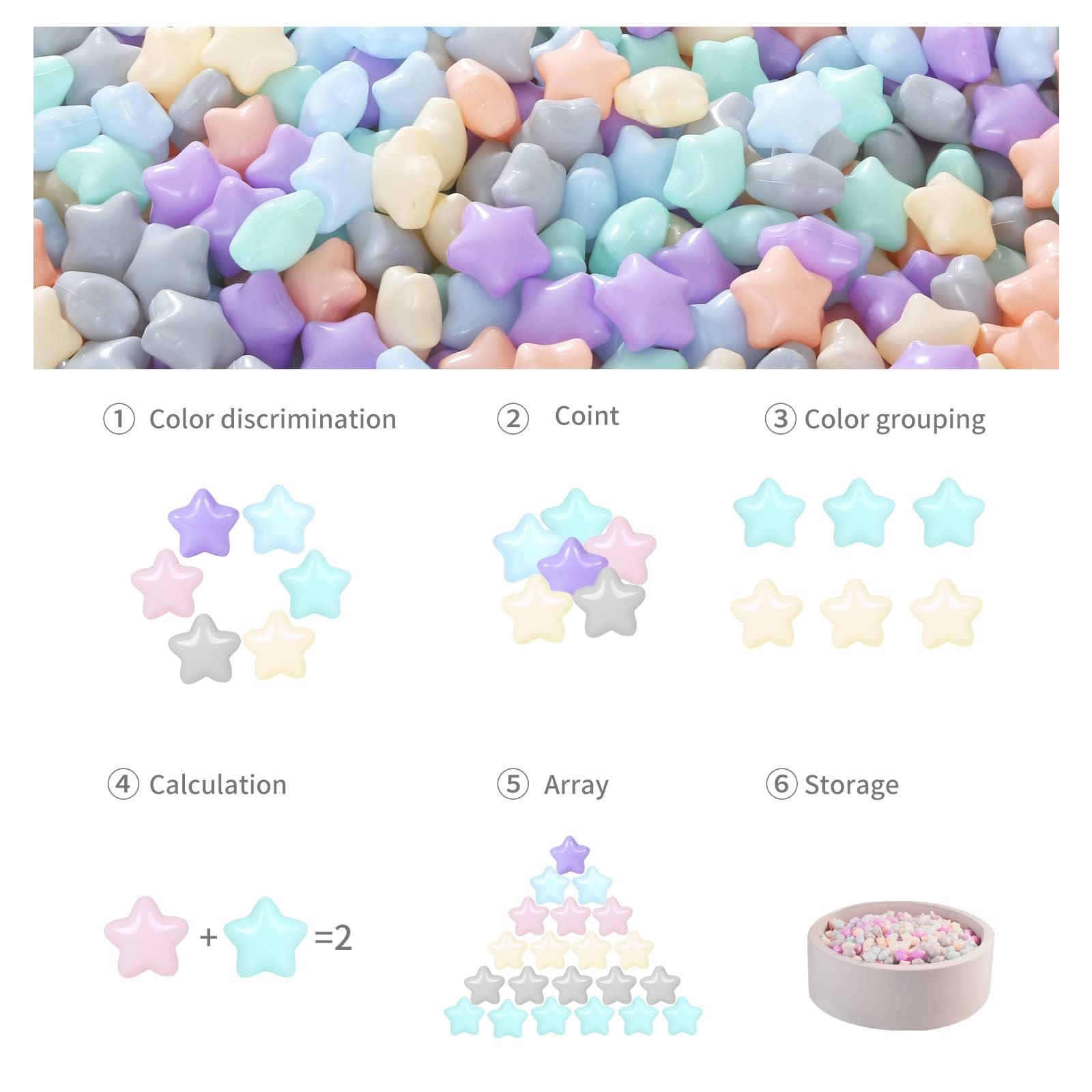 GOGOSO phthalate-free, BPA-free balls support safe play.