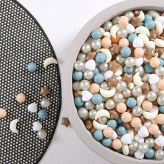 gogoso star ball pit balls in pastel mocha blue boost imaginative play and color recognition.