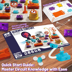 Gohero Circuits Kit color manual providing clear, kid-friendly guidance.